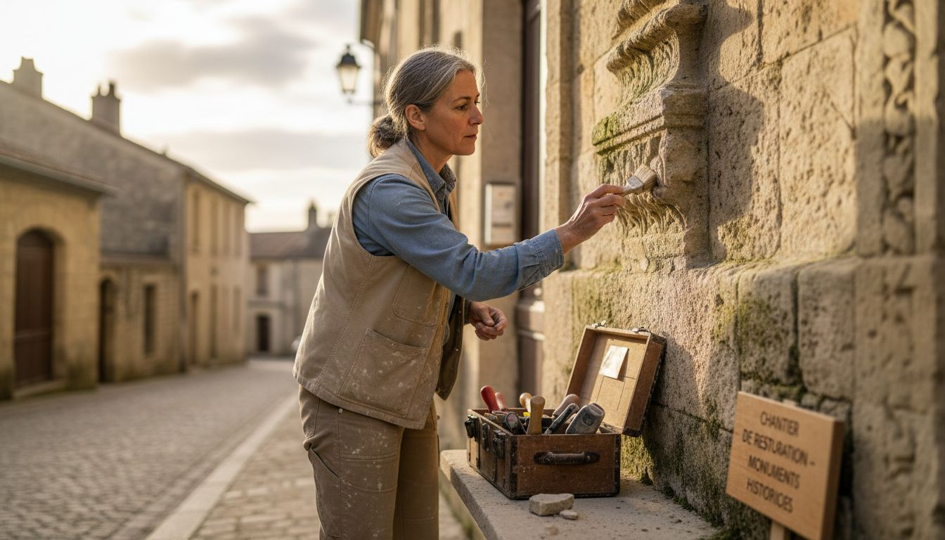 Rénovation de façades en pierre naturelle dans les villages de caractère